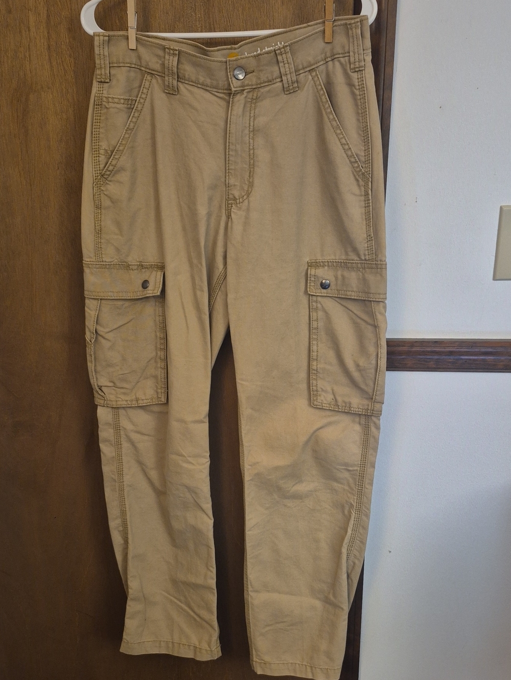 Men's Cargo Pants in Khaki - Classic Workwear Style